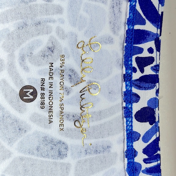 Beautiful Blue & White Lilly Pulitzer Dress - Picture 3 of 3